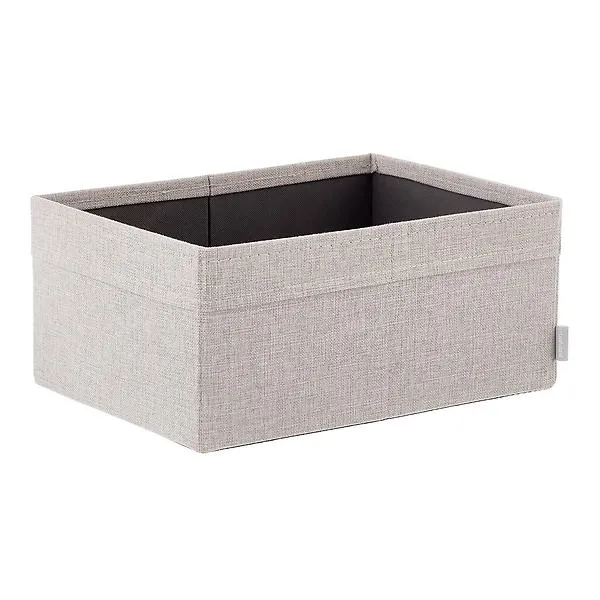 Poppin Storage Bin Light Grey