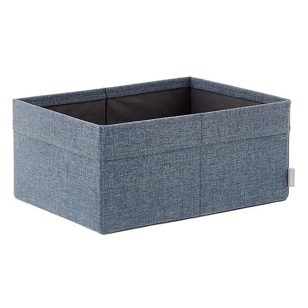 Poppin Storage Bin Slate Blue