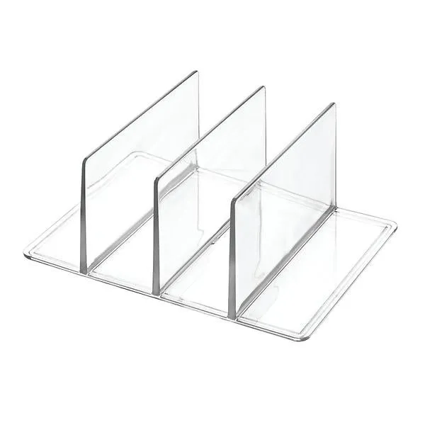 THE HOME EDIT Medium Bin Divider Clear