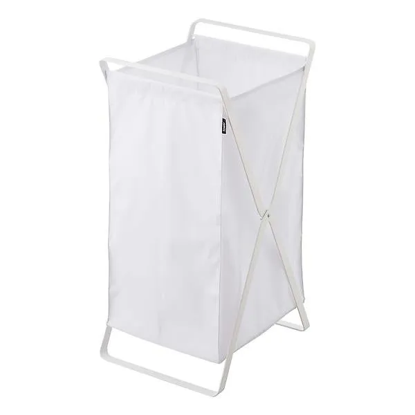 Yamazaki Laundry Hamper White