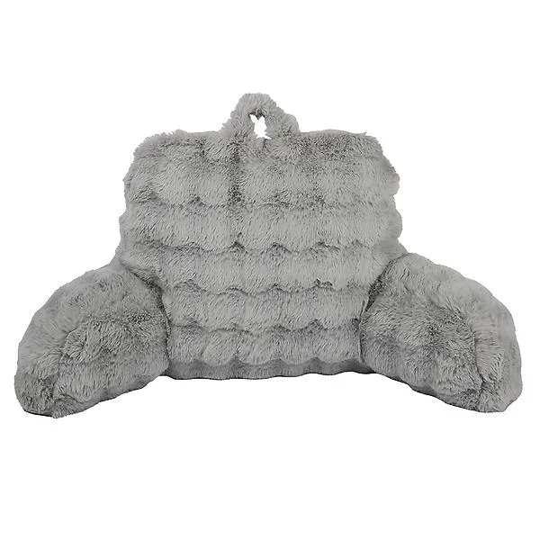 Bubble Fur Back Rest Grey