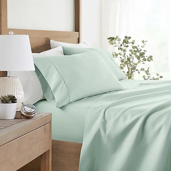 Full 4-Pc. Microfiber Sheet Set Mint