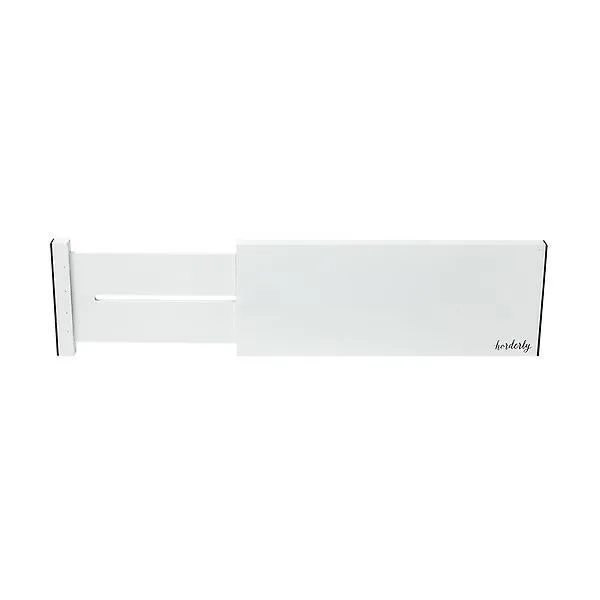 Horderly Bamboo Expandable Dividers White Set of 4