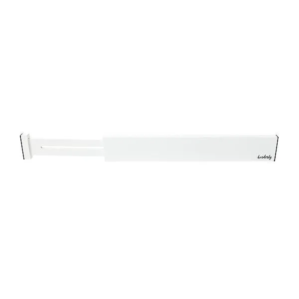 Horderly Bamboo Expandable Drawer White Set of 4