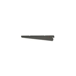 10-1/2" Elfa Classic Bracket for 12" Melamine Shelf Graphite