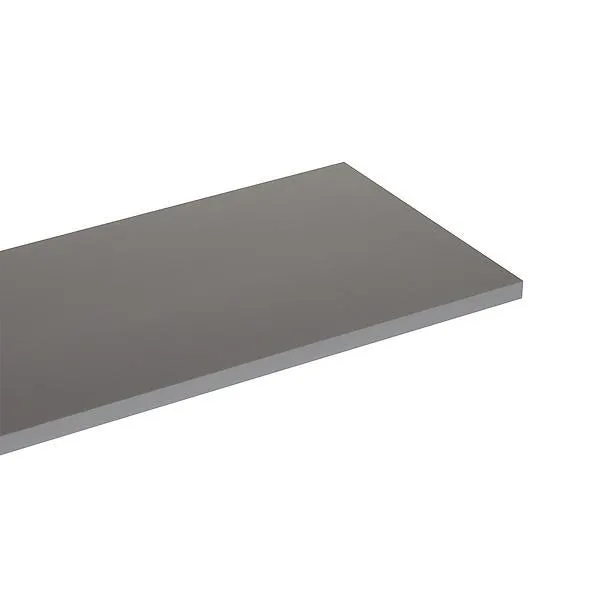 11-13/16" x 23-5/8" x 3/4" h Classic by Elfa Melamine Center Shelf Grey
