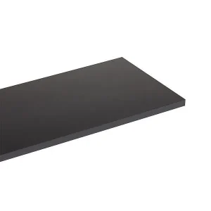 11-13/16" x 24-13/16" x 3/4" h Classic by Elfa Melamine End Shelf Slate