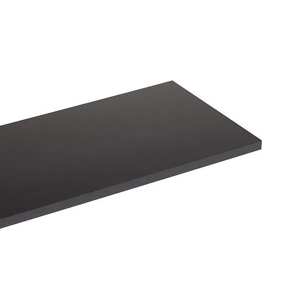 11-13/16" x 24-13/16" x 3/4" h Classic by Elfa Melamine End Shelf Slate