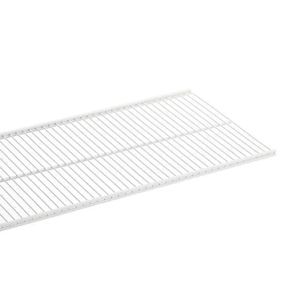12" x 4' Elfa Ventilated Shelf White