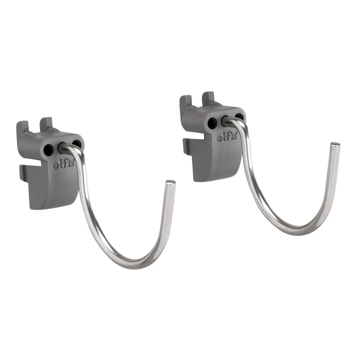 Elfa Utility Small Round Hook Grey Pkg/2