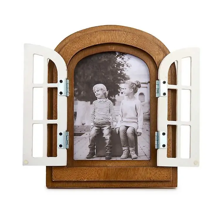Arched Shutter Picture Frame