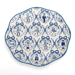 Blue Nutcracker Dinner Plate