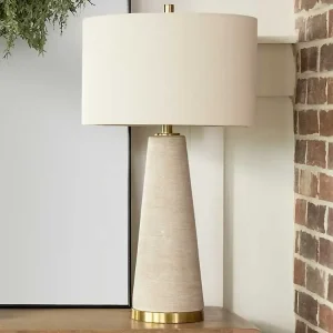 Fowler Ribbed Taper Table Lamp