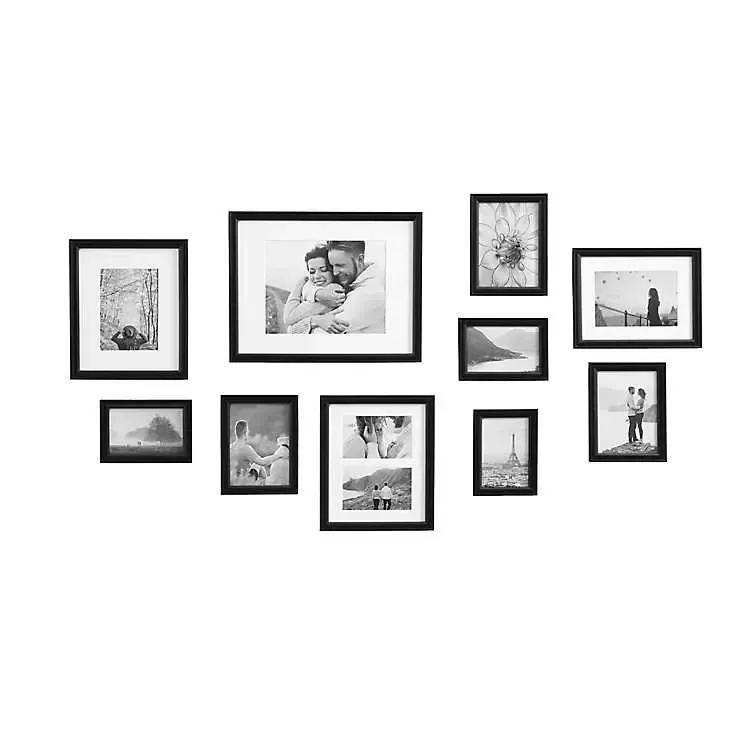 Glam Black 10-pc. Gallery Wall Frame Set