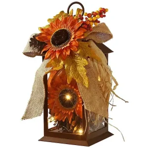 LED Sunflower Lantern