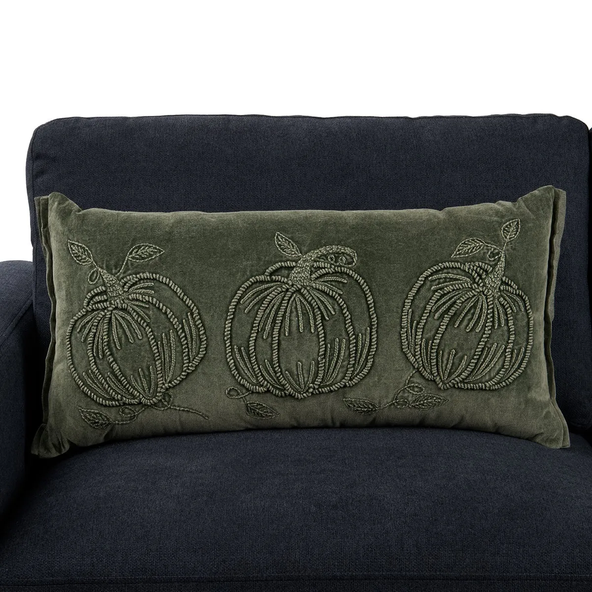 Loop Pumpkins Lumbar Pillow