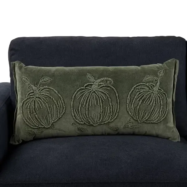 Loop Pumpkins Lumbar Pillow