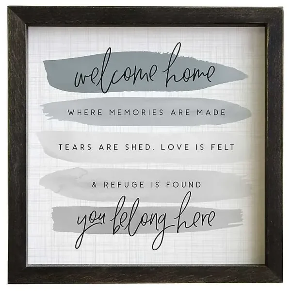 You Belong Here Wall Plaque