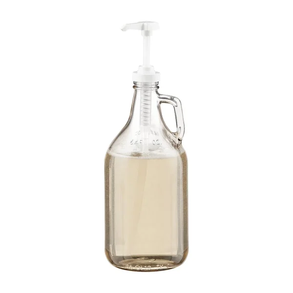 64 oz. Glass Bottle with Pump