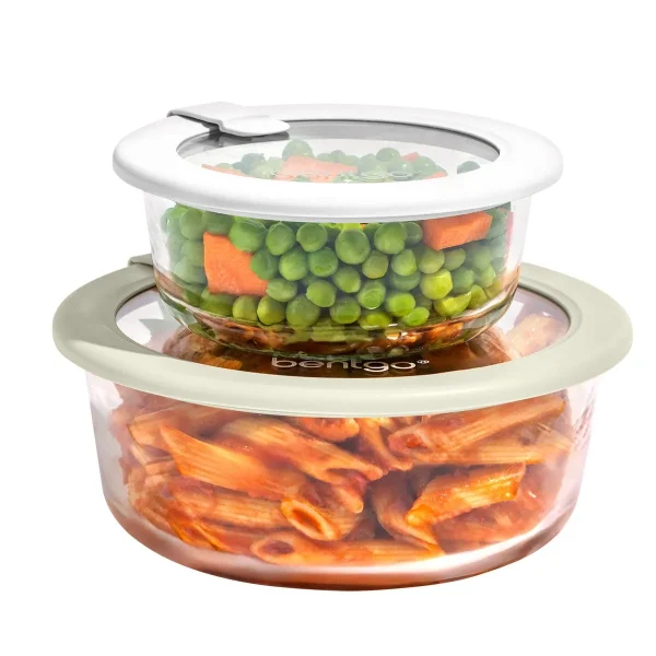 BentGo Signature Glass Food Storage Set of 4