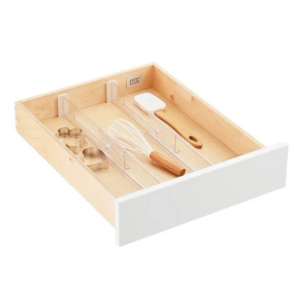 iDesign 2-3/8" Expandable Drawer Dividers Pkg/2