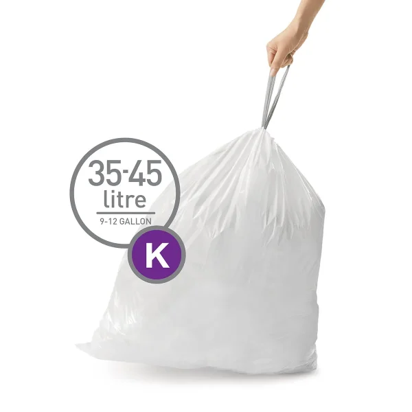 simplehuman 10 gal. Trash Bags 38 ltr. K Pkg/60