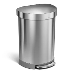 simplehuman 60L Semi-Round Step Can