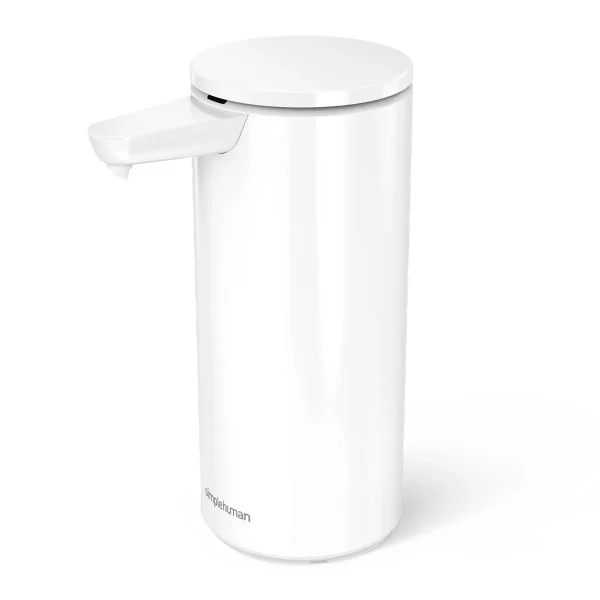 simplehuman 9 oz. Rechargeable Sensor Pump White Steel