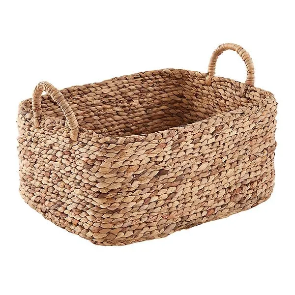 The Container Store Callan Large Water Hyacinth Bin Natural
