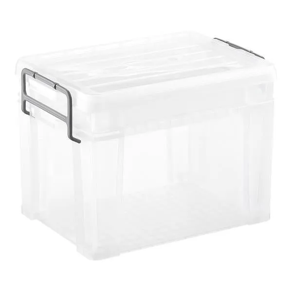 Astage Large Double-Tier Utility Box Translucent