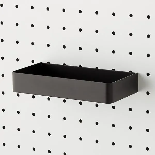 Bello Long Bin for Peg Board Black
