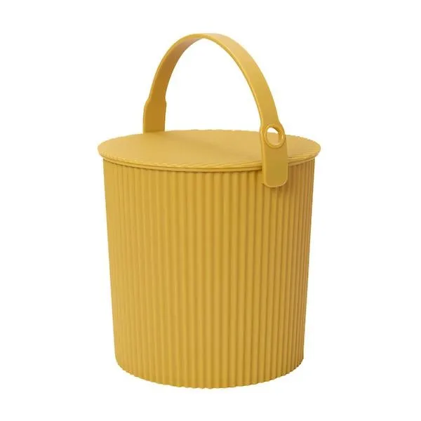 Hachiman 2.6 gallons Bucket - Large Mustard
